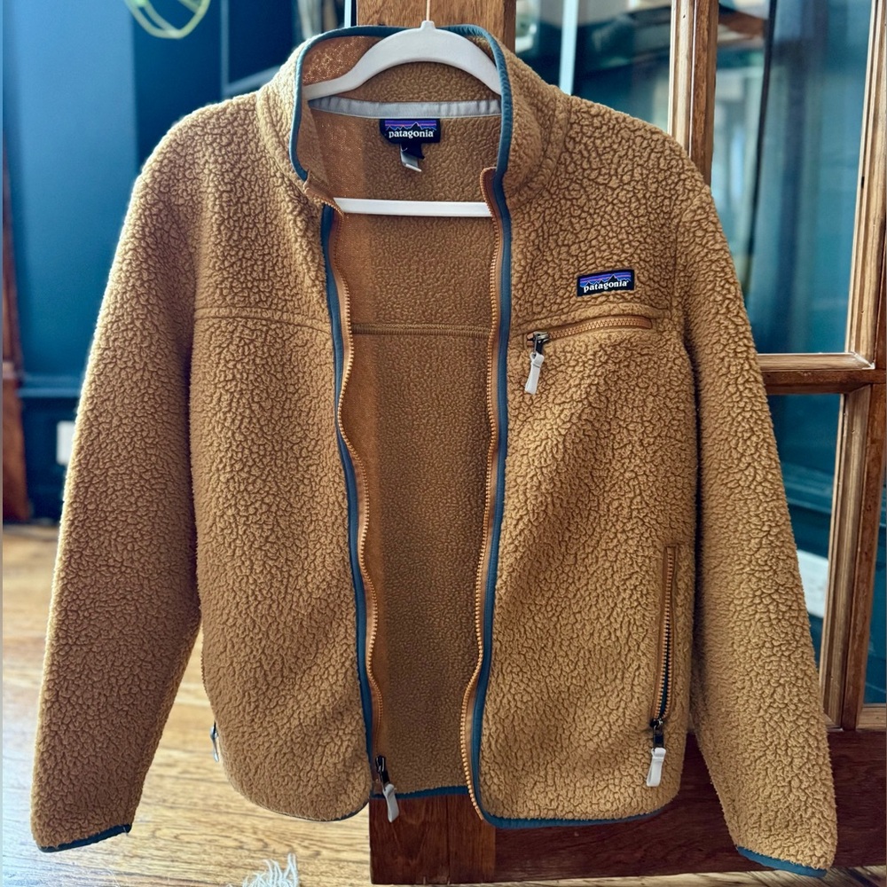 Patagonia Camel Brown Retro Pile Fleece Jacket